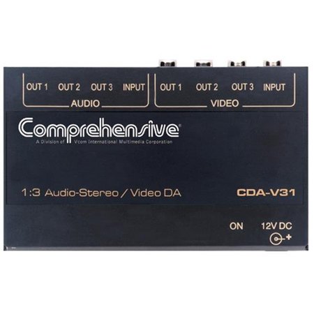 COMPREHENSIVE Comprehensive 1x3 Composite Video-Stereo Audio DA CDA-V31